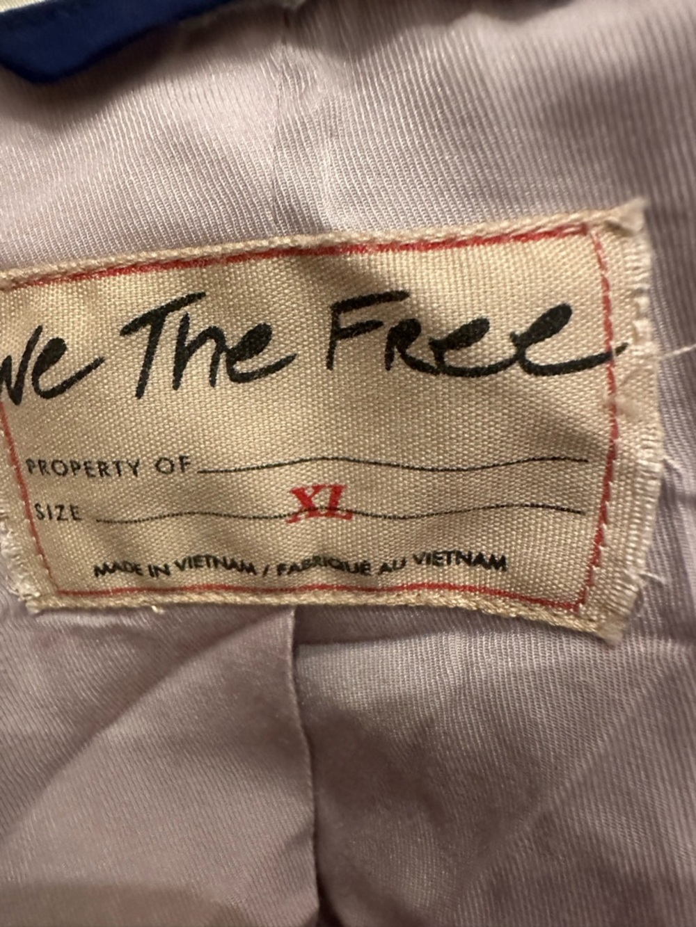 We The Free Navy Floral-Panel Cropped Bomber Jacket - Picture 12 of 12